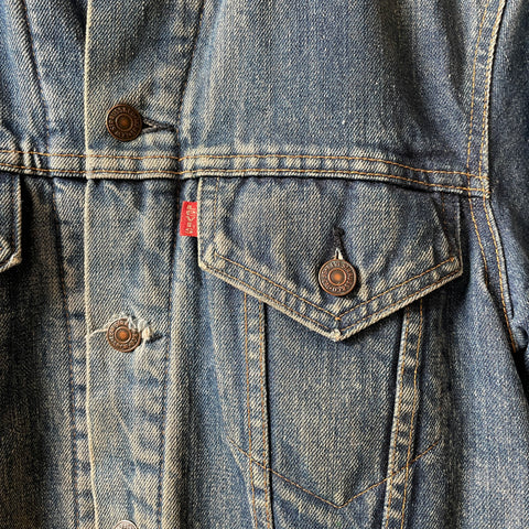 70’s Thrashed Levi’s Blanket Lined Trucker - Medium