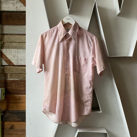 60's Penney's Towncraft Button Up - Medium