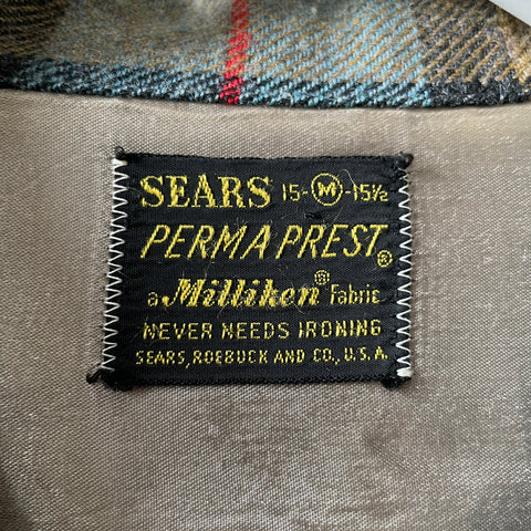 60’s Sears Milliken Wool Loop Collar - Medium