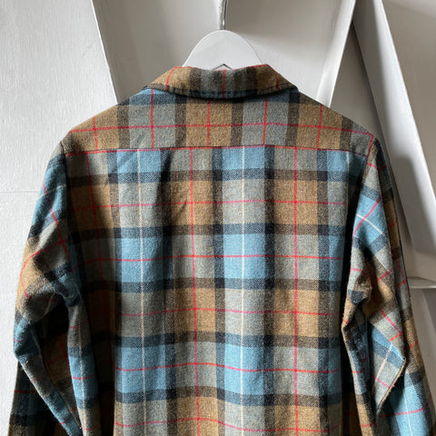 60’s Sears Milliken Wool Loop Collar - Medium