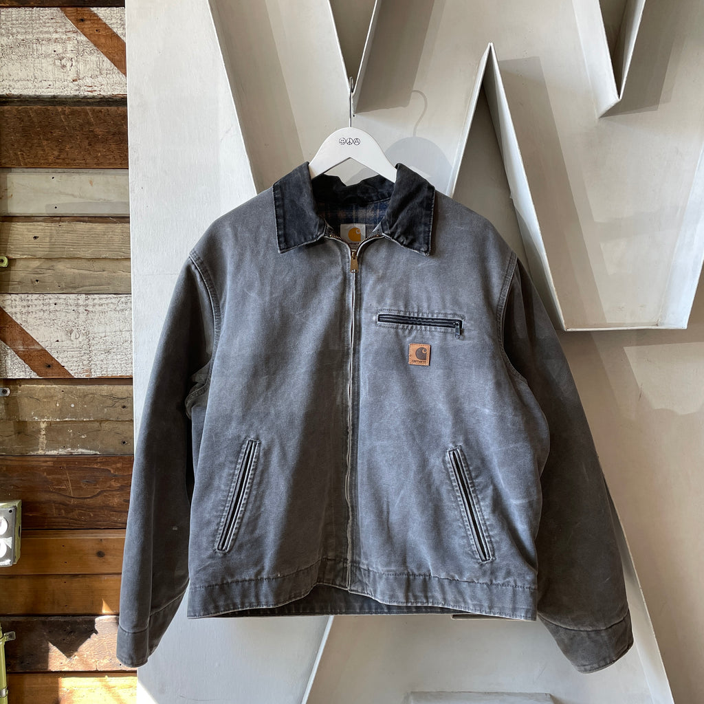 gray carhartt detroit jacket