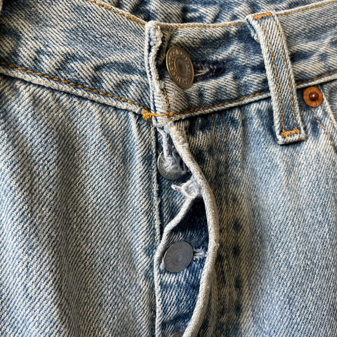 90’s Light Wash Levi’s 501 - 28” x 26.5”