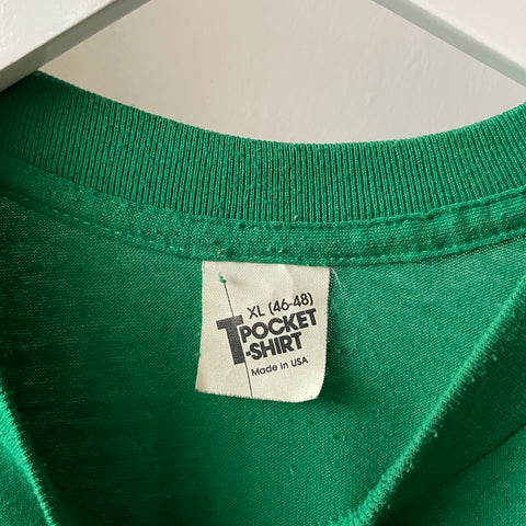 80’s Blank Pocket Tee - XL