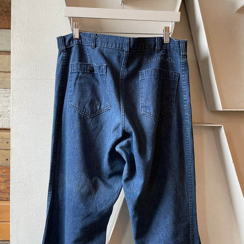 80’s Military Denim Utility Pants - 34” x 31”