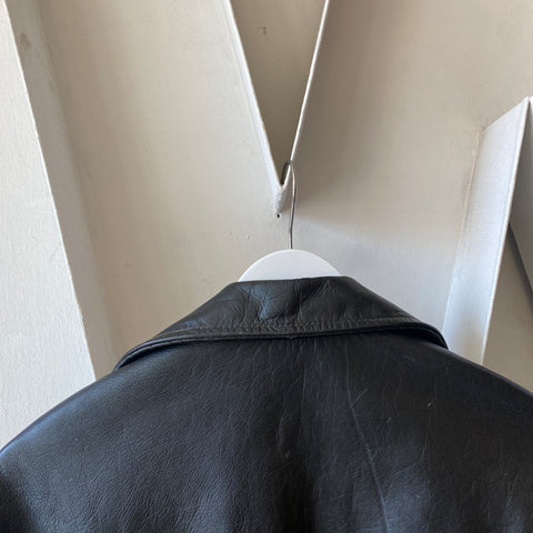 70's Sears Leather Jacket - Large