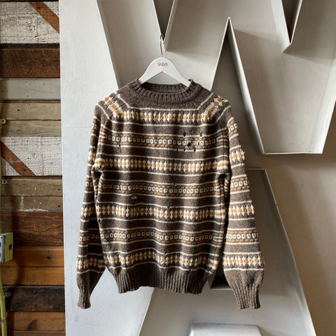 80's Thrashed Pendleton Sweater - Medium