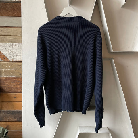 90's USPS Zip-Up Sweater - Large