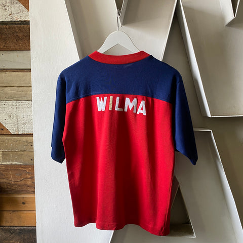 70’s Color Block Football Tee - Medium