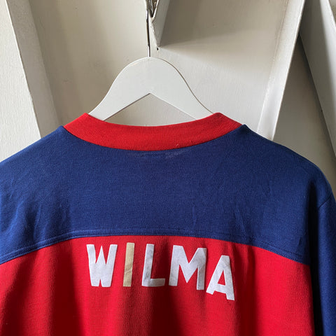 70’s Color Block Football Tee - Medium