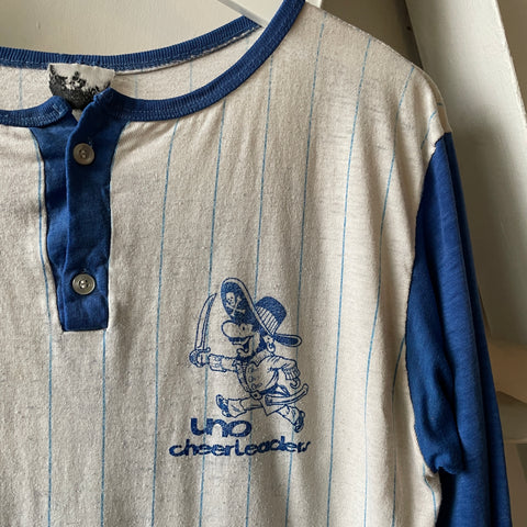 70’s Pinstriped Baseball Tee - Small