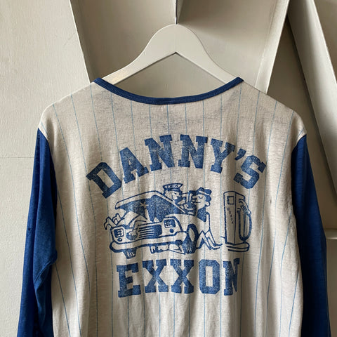 70’s Pinstriped Baseball Tee - Small