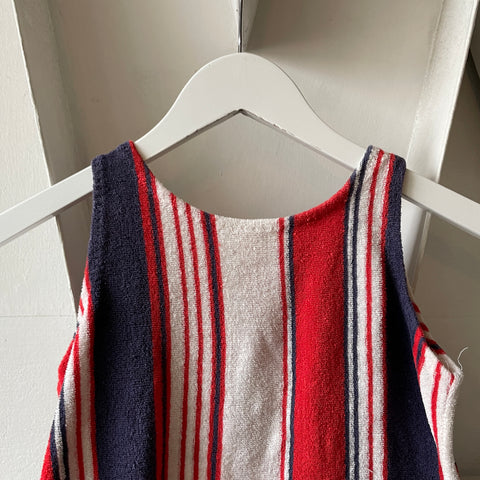 60’s Terrycloth Striped Tank - XXS
