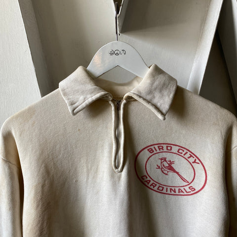50’s Cardinals Quarter Zip Sweatshirt - Small
