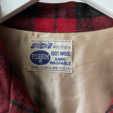60’s Sears Pilgrim Flannel - Medium
