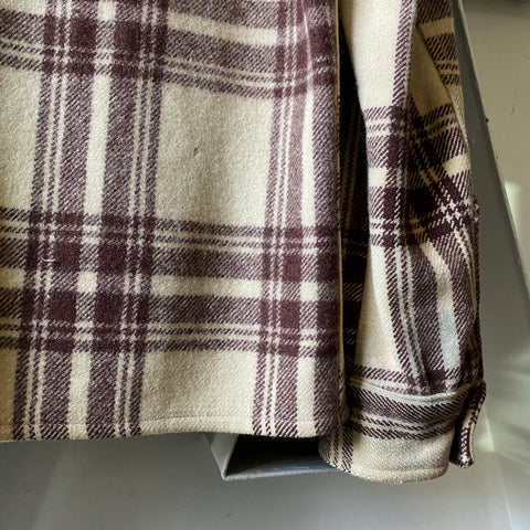 50’s Plaid Wool Jacket - Medium