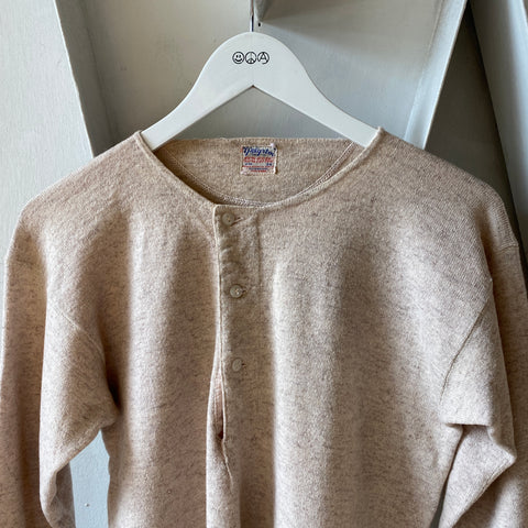 40's Wool Henley - Medium