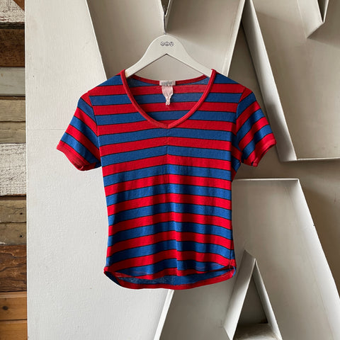 60’s Knit Striped Tee - XXS