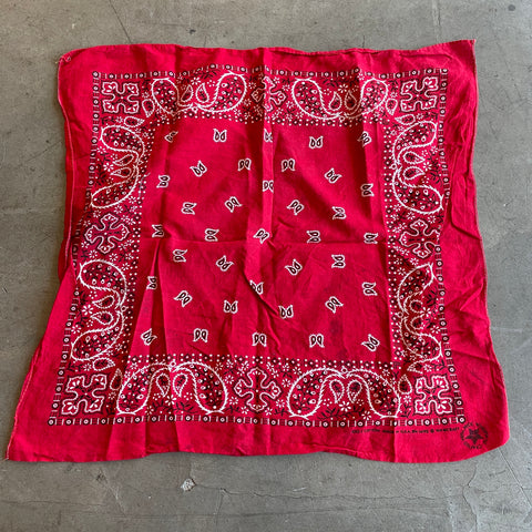 70's Red Bandana - OS