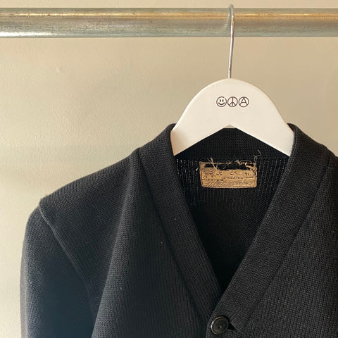 1940s Collegiate Cardigan - Small