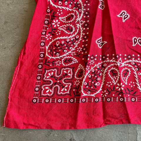 70's Red Bandana - OS
