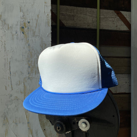 80's Blank Blue Trucker - OS