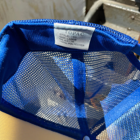 80's Blank Blue Trucker - OS