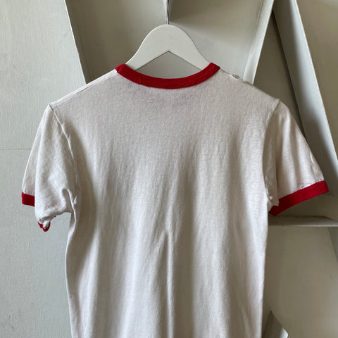 60’s Tennis Ringer Tee - Small