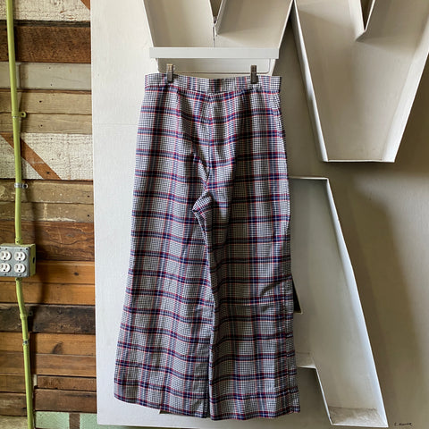 70’s Plaid Flares - 30” x 27”