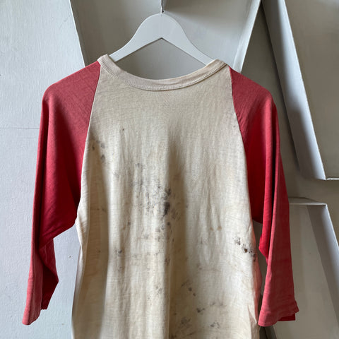 50’s Russell Southern Thrashed Raglan Tee - Medium