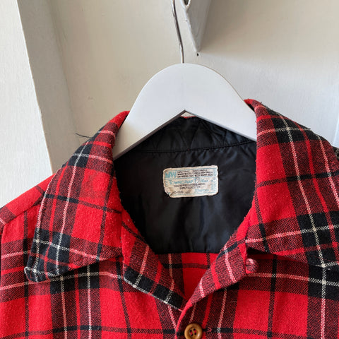 70’s Plaid Button-Up - Large