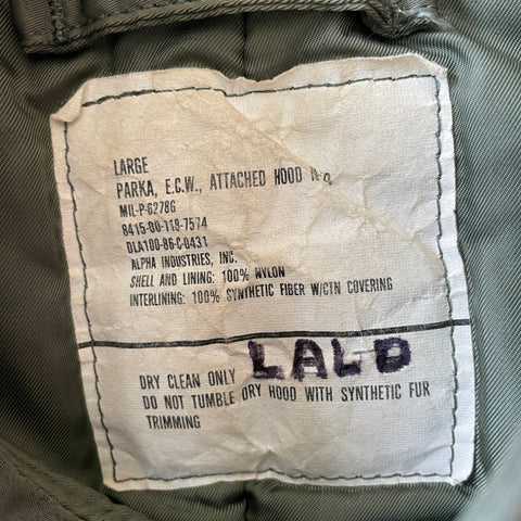 80’s Military N-2B Jacket - Large