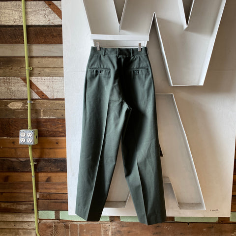 60's Mil-Spec Wool Trousers - 27” x 31”