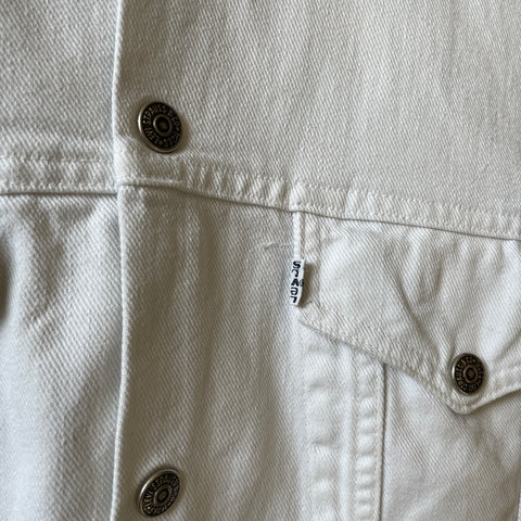 70’s Levi’s White Trucker Jacket - Large