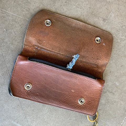 80's Brass Chain Wallet - OS