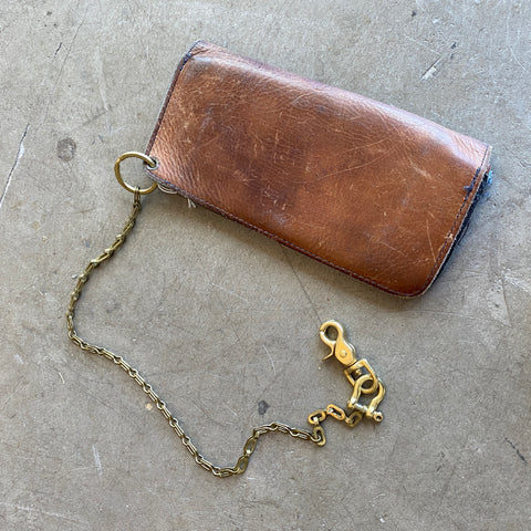 80's Brass Chain Wallet - OS