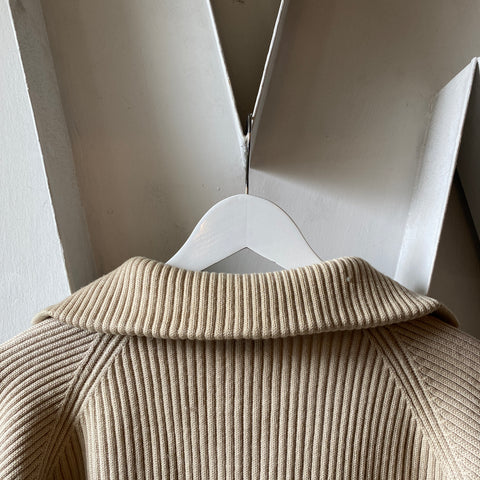 70’s Collared Cardigan Sweater - Large