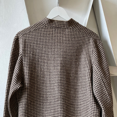 40’s Revere Houndstooth Wool Cardigan - Medium