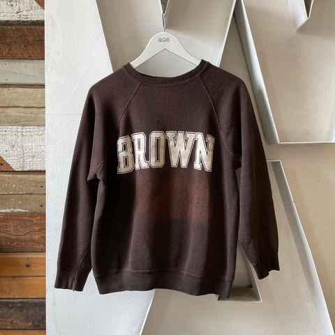 60’s Champion Brown University Crewneck - Large