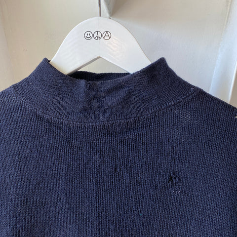 40's Stenciled Deck Sweater - Medium