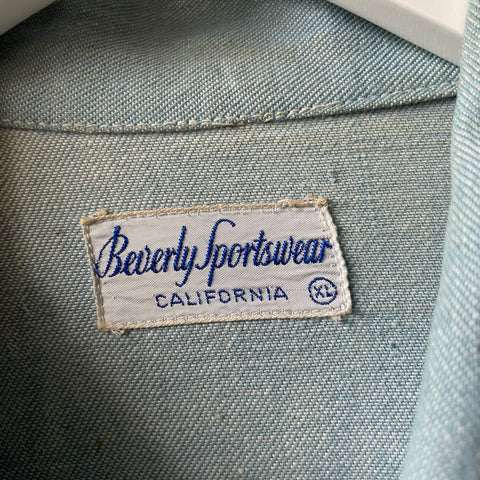 60’s Cotton Zip Jacket - Large