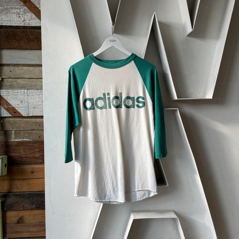 80’s Adidas Raglan Tee - Large