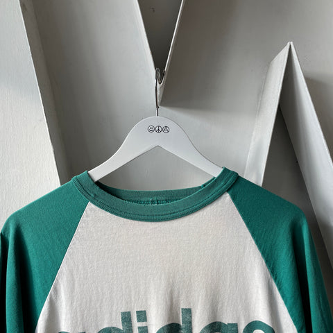 80’s Adidas Raglan Tee - Large