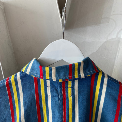 70’s White Stag Striped Chorecoat - Large