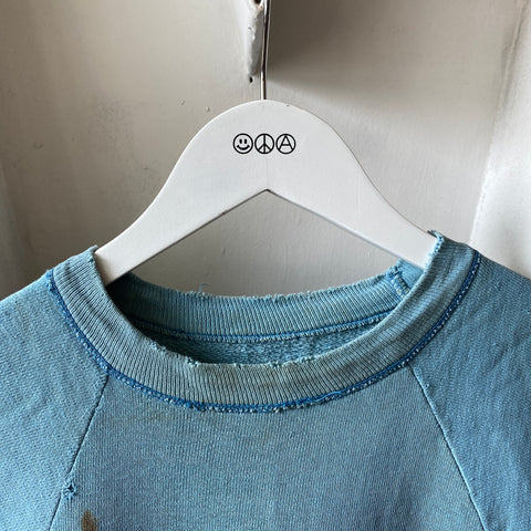 50's Patchwork Crewneck Sweatshirt - Medium