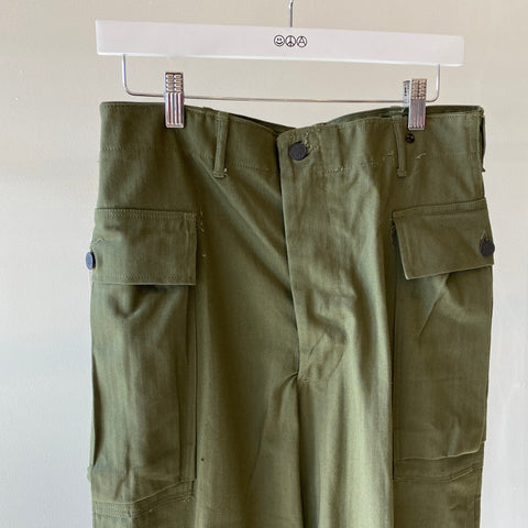 40's WWII Deadstock HBT Trousers - 31" x 33"