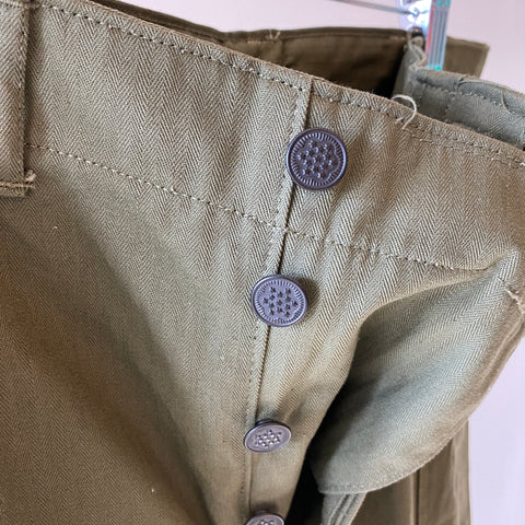40's WWII Deadstock HBT Trousers - 31" x 33"
