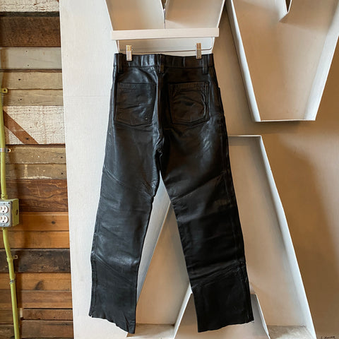 80’s Wilson Leather Pants - 25.5” x 28”