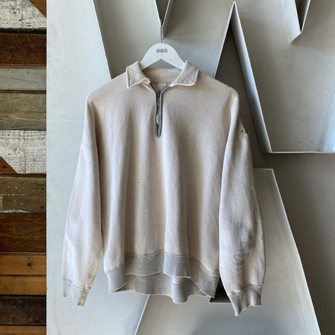 60's Penney’s Two Tone Zip Sweat- Large