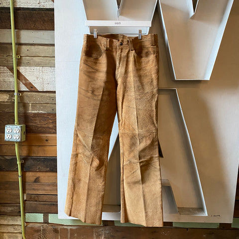 60’s Big E Levi’s Suede Flares - 32” x 33”