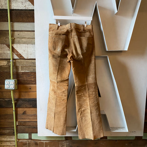60’s Big E Levi’s Suede Flares - 32” x 33”
